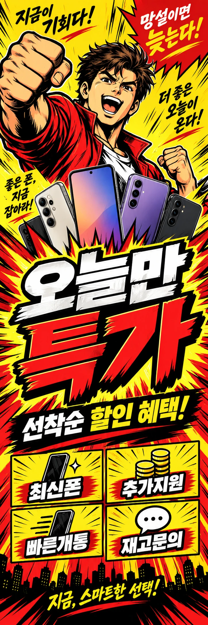 D-038 할인 휴대폰 매장 메쉬배너 디자인
