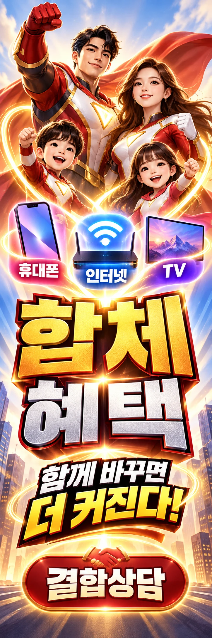 E-021 인터넷결합 휴대폰 매장 메쉬배너 디자인