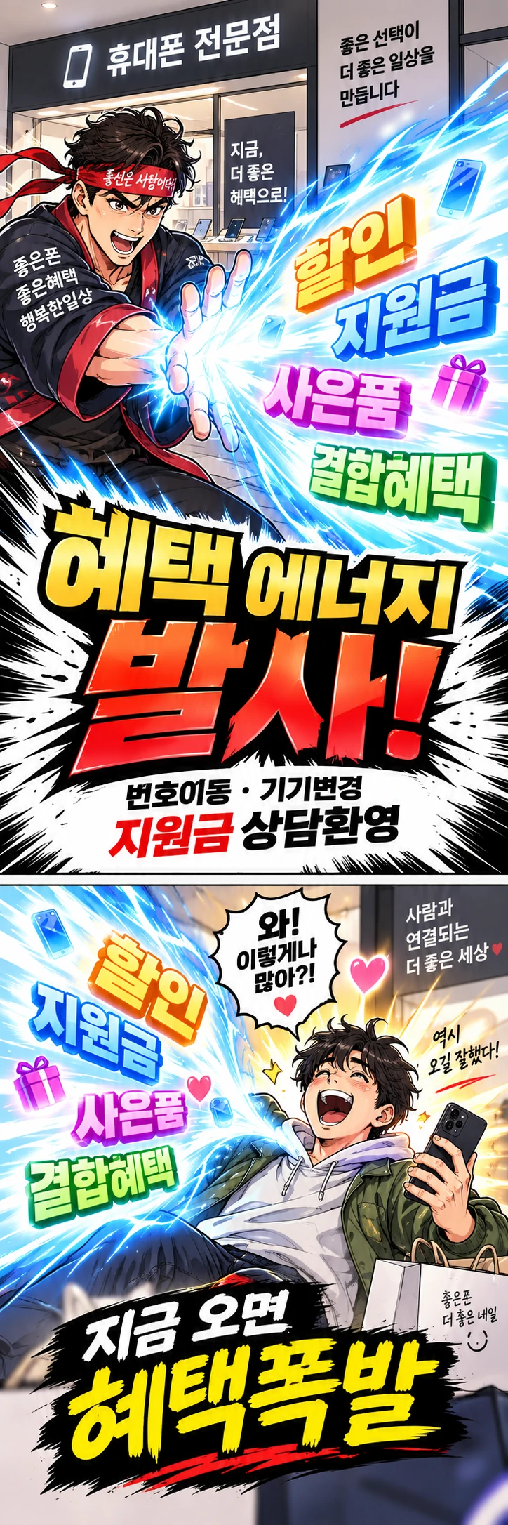 D-070 할인 휴대폰 매장 메쉬배너 디자인