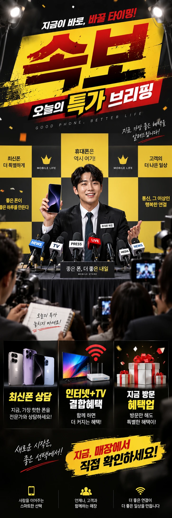 F-019 매장행사 휴대폰 매장 메쉬배너 디자인