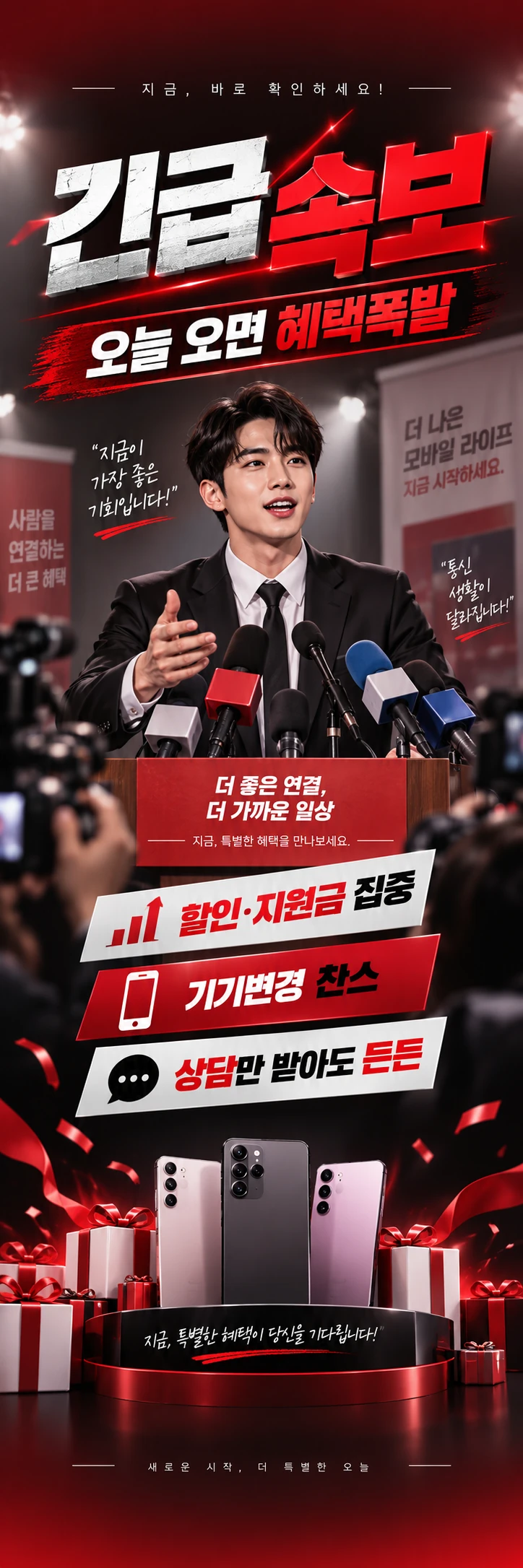 F-022 매장행사 휴대폰 매장 메쉬배너 디자인
