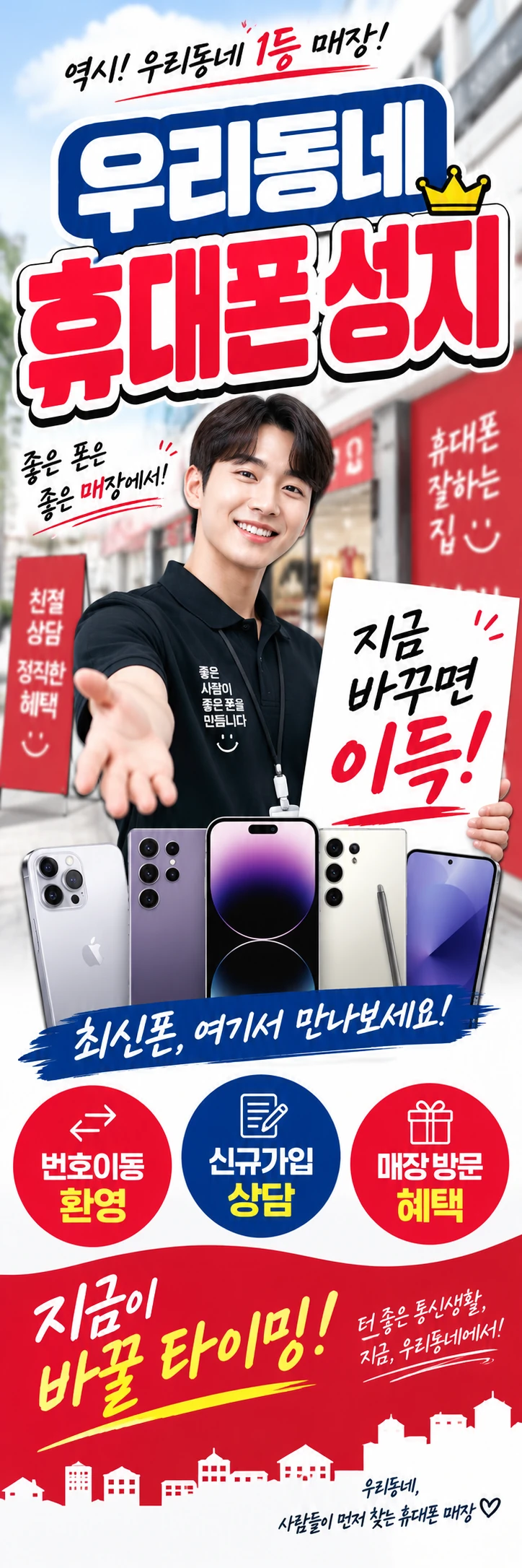 F-024 매장행사 휴대폰 매장 메쉬배너 디자인